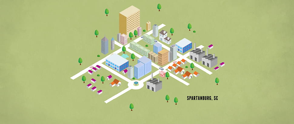 A visual example of Explainer Animations